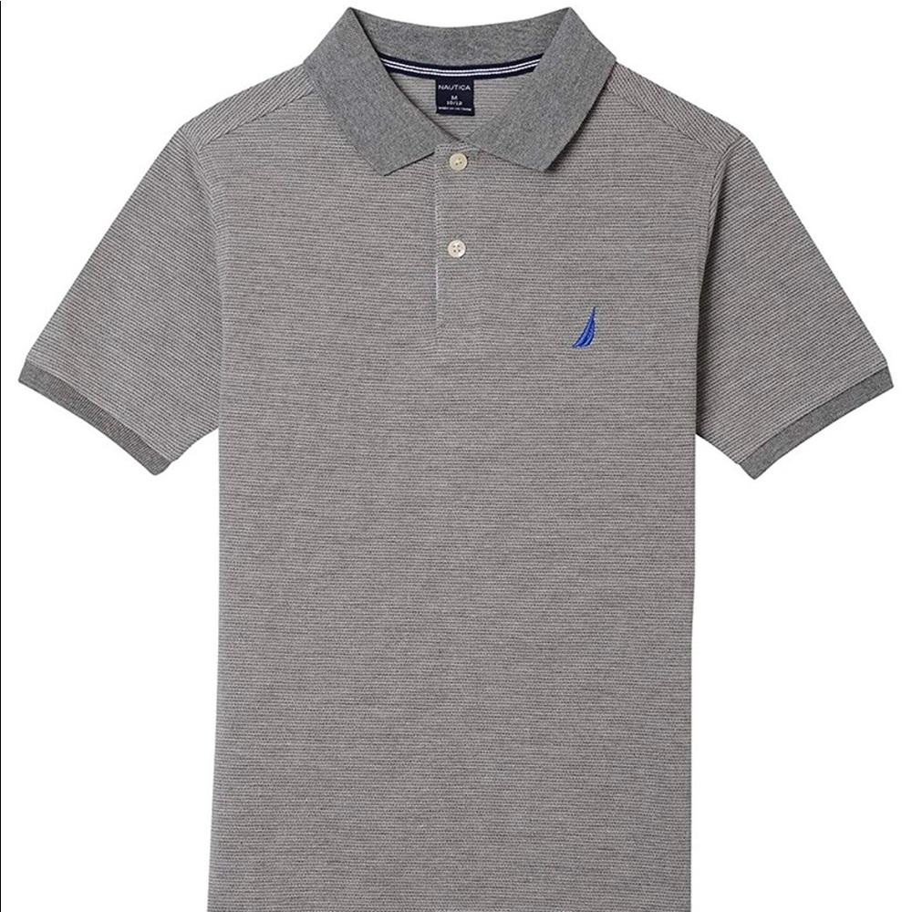 Nautica Boys’ Short Sleeve Tonal Stripe Polo Shirt